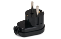 Fișa oblică cu împământare 16A 250V WT-97956 – Neagră