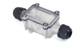 Conector cablu etanș ZH-0108 230V 3PIN CSJ 3x1.5 cutie transparentă IP68