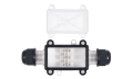 Conector cablu etanș ZH-0108 230V 3PIN CSJ 3x1.5 cutie transparentă IP68