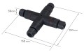 Conector cablu etanș ZH-0116 CSJ-X IP68 0,5-2,5mm