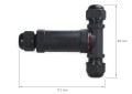 Conector cablu etanș ZH-6642 230V 3PIN CSJ T 3x2.5
