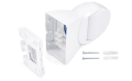 Senzor de mișcare IP65 PR016 PIR 180° - Alb
