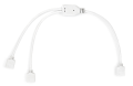 Conector CN-19: bandă LED 10mm RGB - splitter 2x