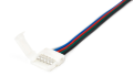 Conector CN-27: bandă LED 12 mm RGBW clemă - cablu