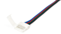 Conector CN-28: bandă LED 12 mm RGBW 2x cleme cu cablu
