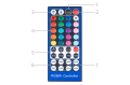 Controler infraroșu (IR) IR-RGBW-40 pentru benzi LED RGBW