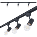 Aplica halogen pe șină E27 LED Steka Halo - Negru