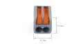 Conector Wago 222-412 2x0,08-4,0mm2