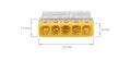 Conector Wago 2273-205 5x0,5-2,5mm2
