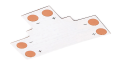 Conector CN-17: bandă LED 10 mm T