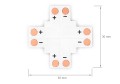 Conector CN-21: bandă LED 10 mm X