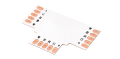 Conector CN-63: bandă LED 12 mm RGBW T