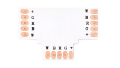 Conector CN-63: bandă LED 12 mm RGBW T