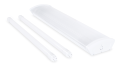 Set: 1x Corp de iluminat cu abajur Deneb 2x60cm + 2x Tub LED 9W - Alb cald (3000K)