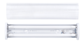 Set: 1x Corp de iluminat cu abajur Deneb 2x60cm + 2x Tub LED 9W - Alb neutru (4000K)