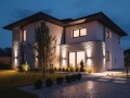 Lampă de fațadă - aplică de grădina - corp de iluminat exterior GU10 LED Hana pătrat - Gri