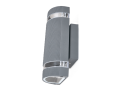 Lampă de fațadă - aplică de grădina - corp de iluminat exterior GU10 LED Hana rotund - Grafit
