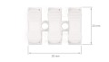 Conector rapizi de trecere 3x0,5 - 1,5 mm²