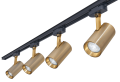 Setul Steka Ductus Lampă pe șină LED GU10 x4 + șină de cablu 2m - Negru 