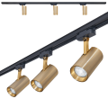 Set Steka Ductus Lampă pe șină LED GU10 x3 + șină electrică 1.5m - Negru