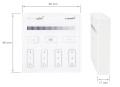 Controler de zonă Mi-Light B1 2,4 GHz pentru benzi LED monocolore
