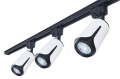 Set de Spoturi pentru Șină XD-IK252W Lampă Alb-Negru LED GU10 x3 + Șină 1,5m - Negru