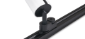 Set Steka Sento Lampă pe șină alb-negru LED GU10 x3 + șină 1,5m - Negru