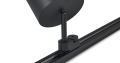 Set Steka Toni lampă pe șină LED AR111 GU10 x3 + șină de 1,5 m - Negru