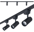 Set Steka Piko 10W 4000K lampă LED pe șină x3 + șină de alimentare 1,5m - Negru