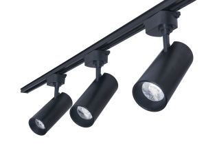 Set Steak Piko 20W 4000K lampă LED pe șină x3 + șină de 1,5 m - Negru
