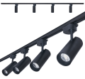 Set Steka Piko 20W 4000K lampă LED pe șină x4 + șină de 2m - Negru
