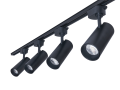 Set Steka Piko 20W 4000K lampă LED pe șină x4 + șină de 2m - Negru