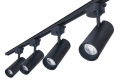 Set Steka Piko 20W 4000K lampă LED pe șină x4 + șină de 2m - Negru
