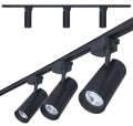 Set de spoturi Steka Piko 30W 4000K lampă pe șină LED x3 + șină de 1,5 m - Negru