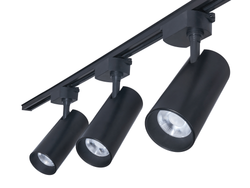 Set de spoturi Steka Piko 30W 4000K lampă pe șină LED x3 + șină de 1,5 m - Negru