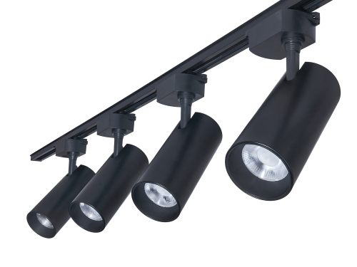 Set Steka Piko 30W 4000K lampă pe șină LED x4 + șină de 2m - Negru