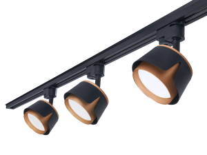 Set Steka XD-IK256B lampă pe șină LED GX53 x3 + șină de 1,5 m - Negru