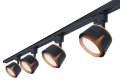 Set Steka XD-IK256B lampă pe șină LED GX53 x4 + șină de 2m - Negru