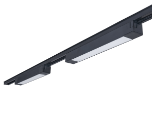 Set Steka 9361 20W 30cm 4000K lampă LED pe șină x2 + șină de 1,5 m - Negru