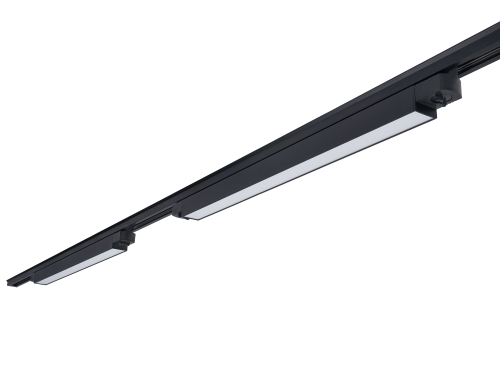 Set Steka Mondi 30W 60cm 4000K lampă LED pe șină x2 + șină de 2m - Negru