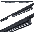 Set Steka Linda 24W 60cm 4000K lampă LED pe șină x2 + șină de 2m - Negru