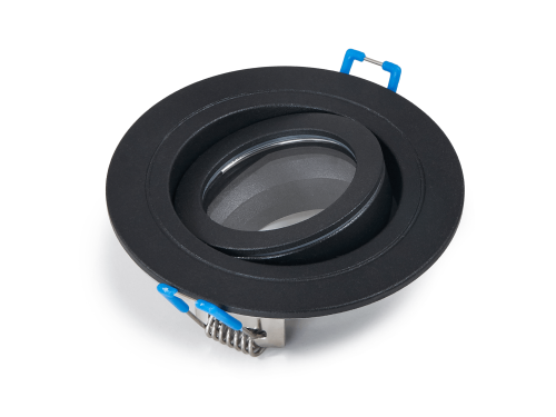 Corp de iluminat halogen încorporabil mobil din aluminiu IP54 LED Satino Aqua - Negru