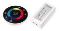 Controler radiofrecvență (RF) RF-T1-002 pentru benzi LED RGB - Negru