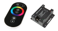 Controler radiofrecvență (RF) RF-T1-001 pentru benzi LED RGB - Negru
