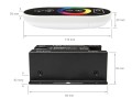 Controler radiofrecvență (RF) RF-T1-001 pentru benzi LED RGB - Negru