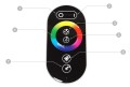 Controler radiofrecvență (RF) RF-T1-001 pentru benzi LED RGB - Negru