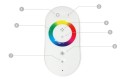 Controler radiofrecvență (RF) RF-T1-001 pentru benzi LED RGB - Alb