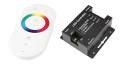 Controler radiofrecvență (RF) RF-T1-001 pentru benzi LED RGB - Alb