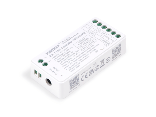 Mi-Light MiBoxer FUT035W+ controler LED WiFi 2în1 monocolor și CCT 2.4 GHz 12-24V 12A