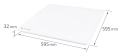 Panou pentru casetă LED Capri PRO 60x60 40W - Alb neutru (4000K) | Premium cu garanție de 5 ani
